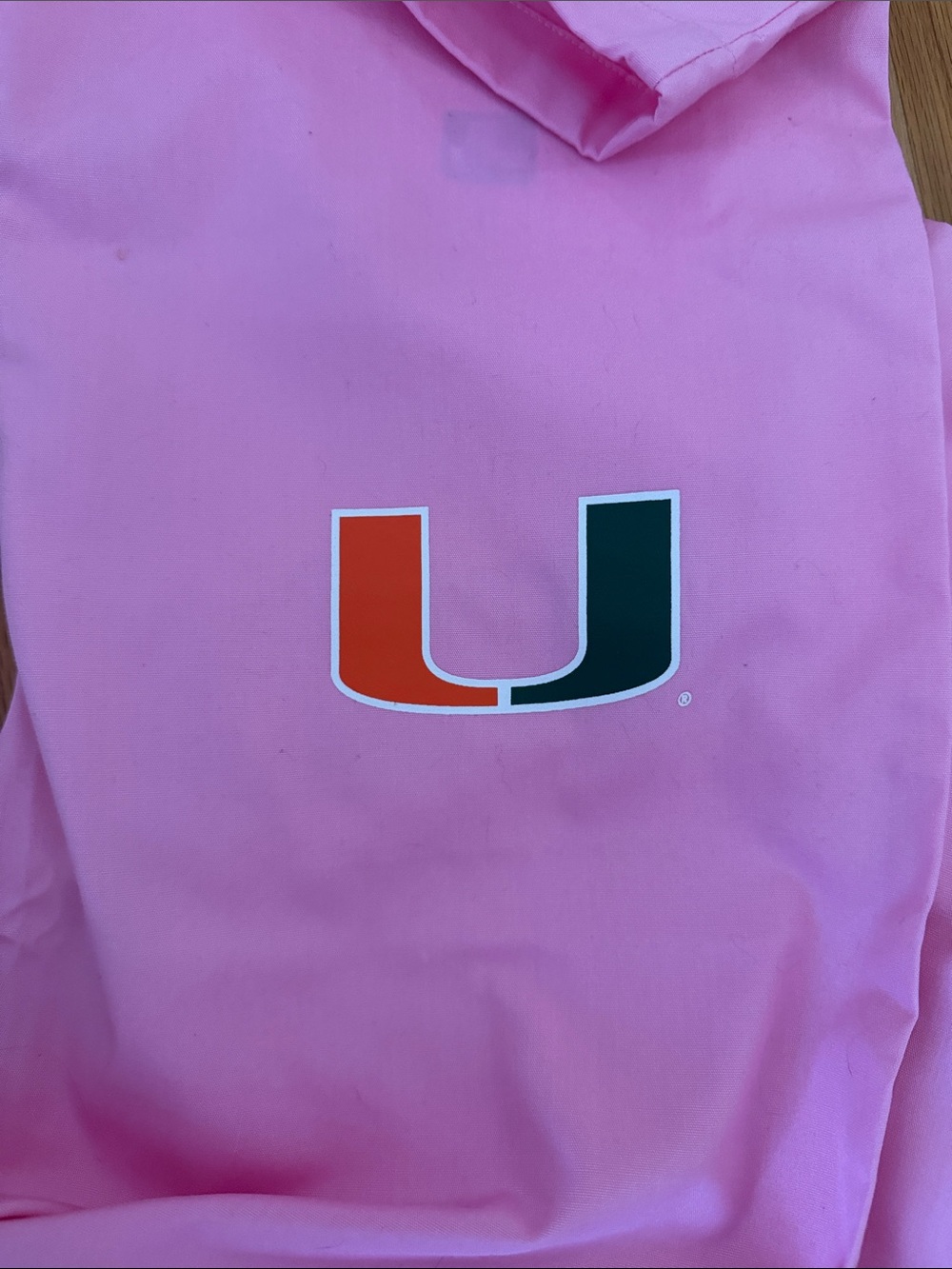 NWT - University of Miami Pink Drawstring Scrubs - Picture 3 of 6